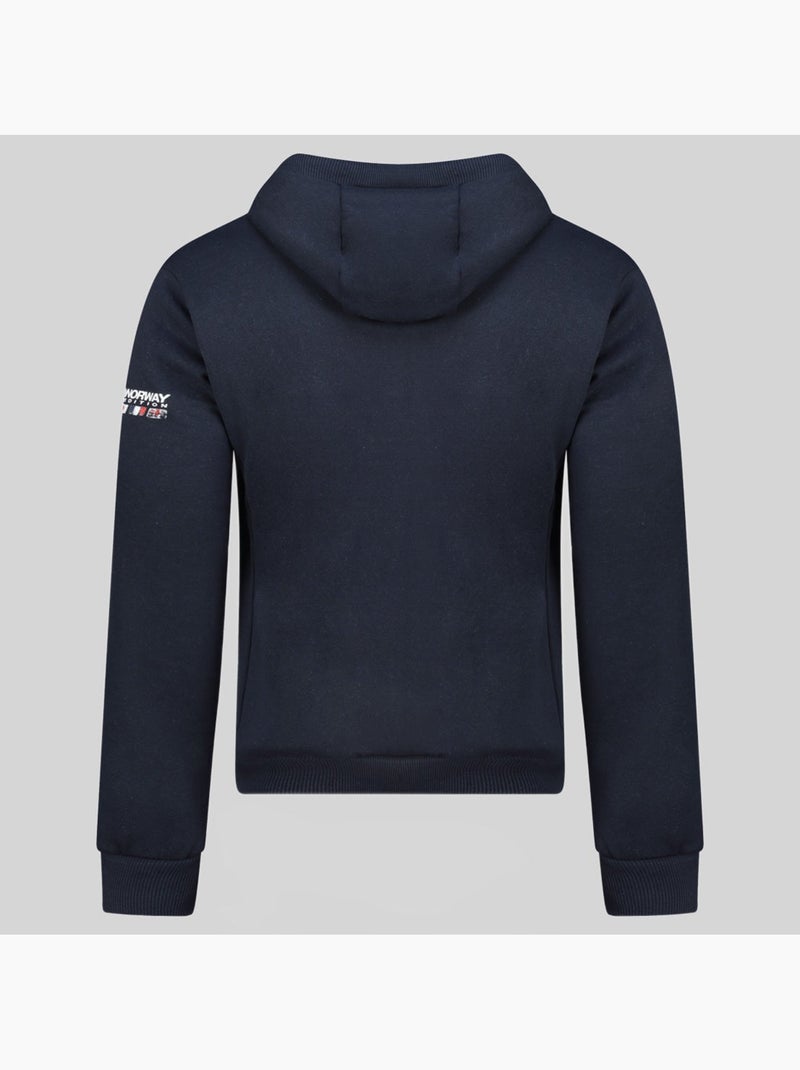 Sweat à capuche ghagen – geographical norway Bleu marine - Kiabi