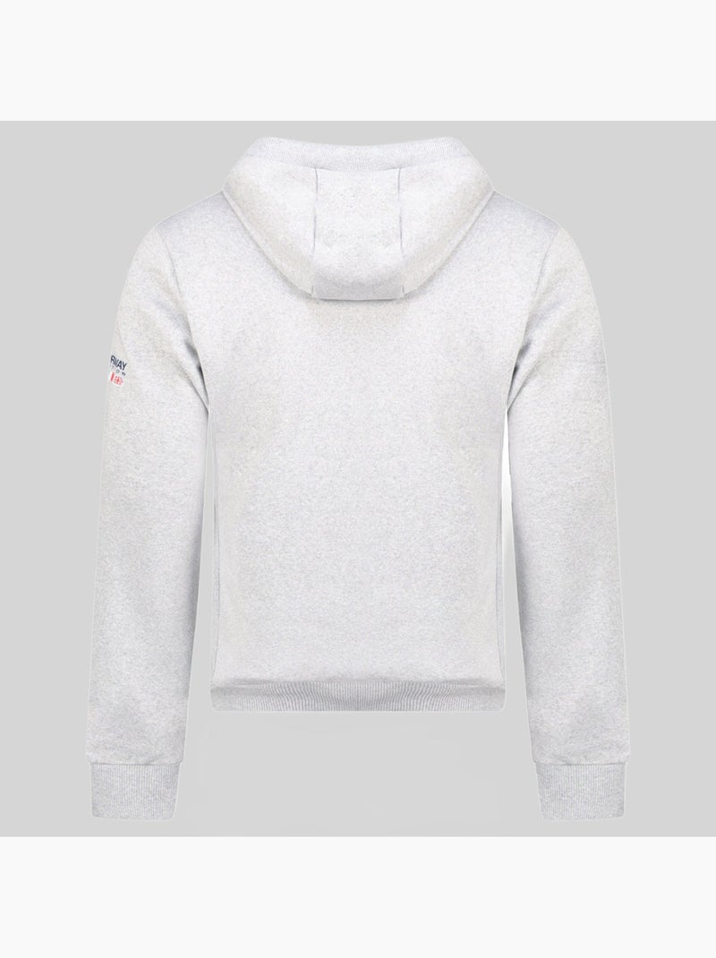 Sweat à capuche ghagen – geographical norway Gris clair - Kiabi