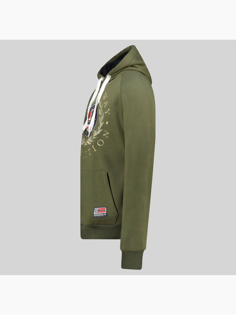 Sweat à capuche giger – geographical norway Kaki - Kiabi
