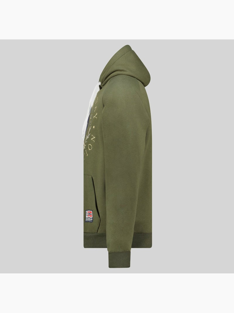 Sweat à capuche giger – geographical norway Kaki - Kiabi