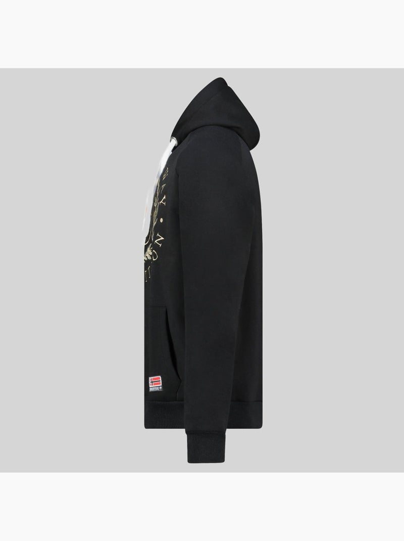 Sweat à capuche giger – geographical norway Noir - Kiabi