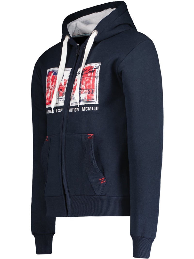 Sweat à capuche ginameak – canadian peak Bleu marine - Kiabi