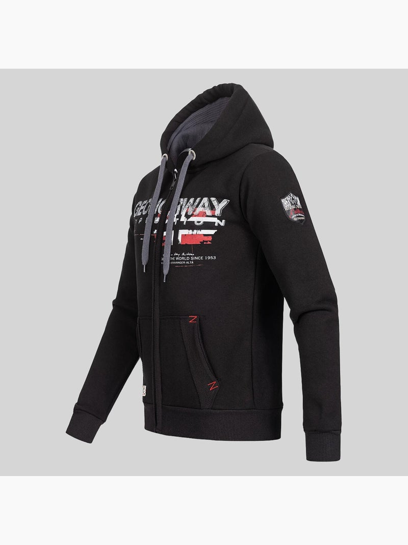 Sweat à capuche gisland – geographical norway Noir - Kiabi