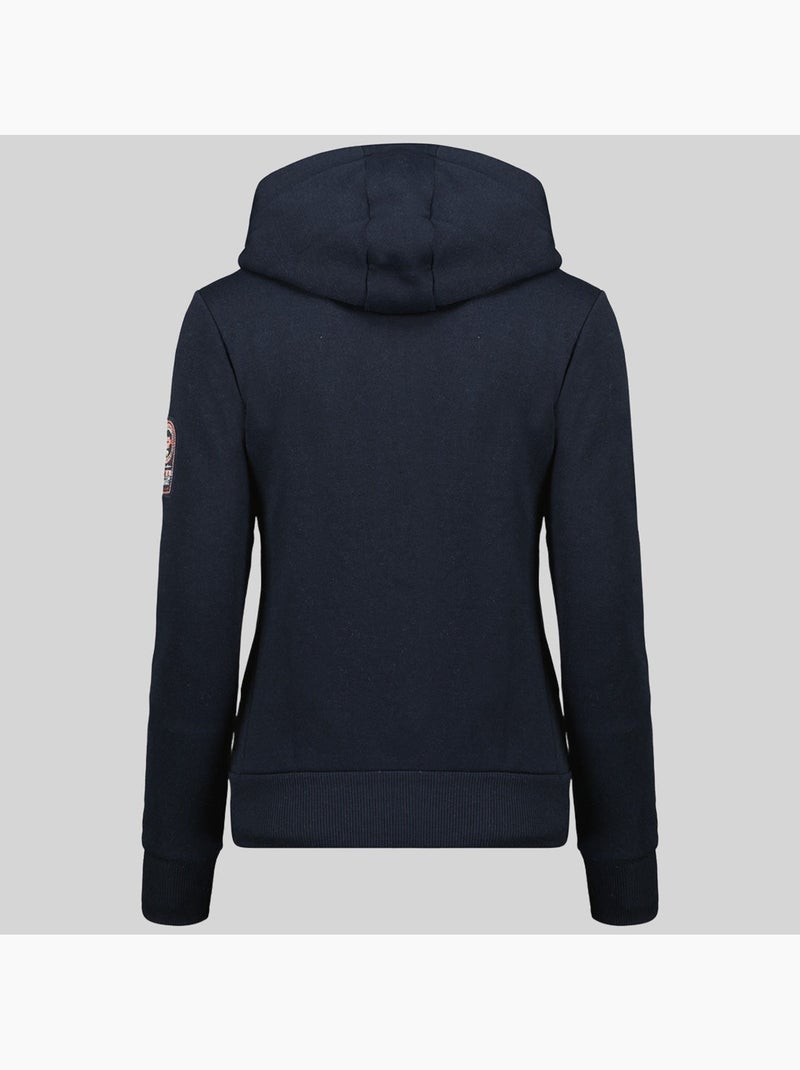 Sweat à capuche gladys – geographical norway Bleu marine - Kiabi