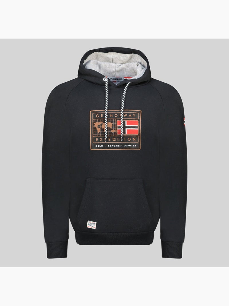 Sweat à capuche gofoten – geographical norway Noir - Kiabi