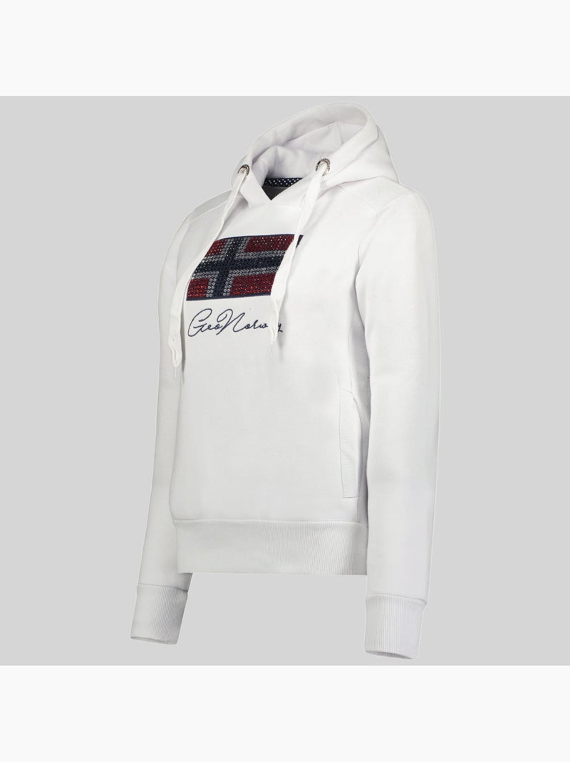 Sweat à capuche goisette – geographical norway Blanc - Kiabi