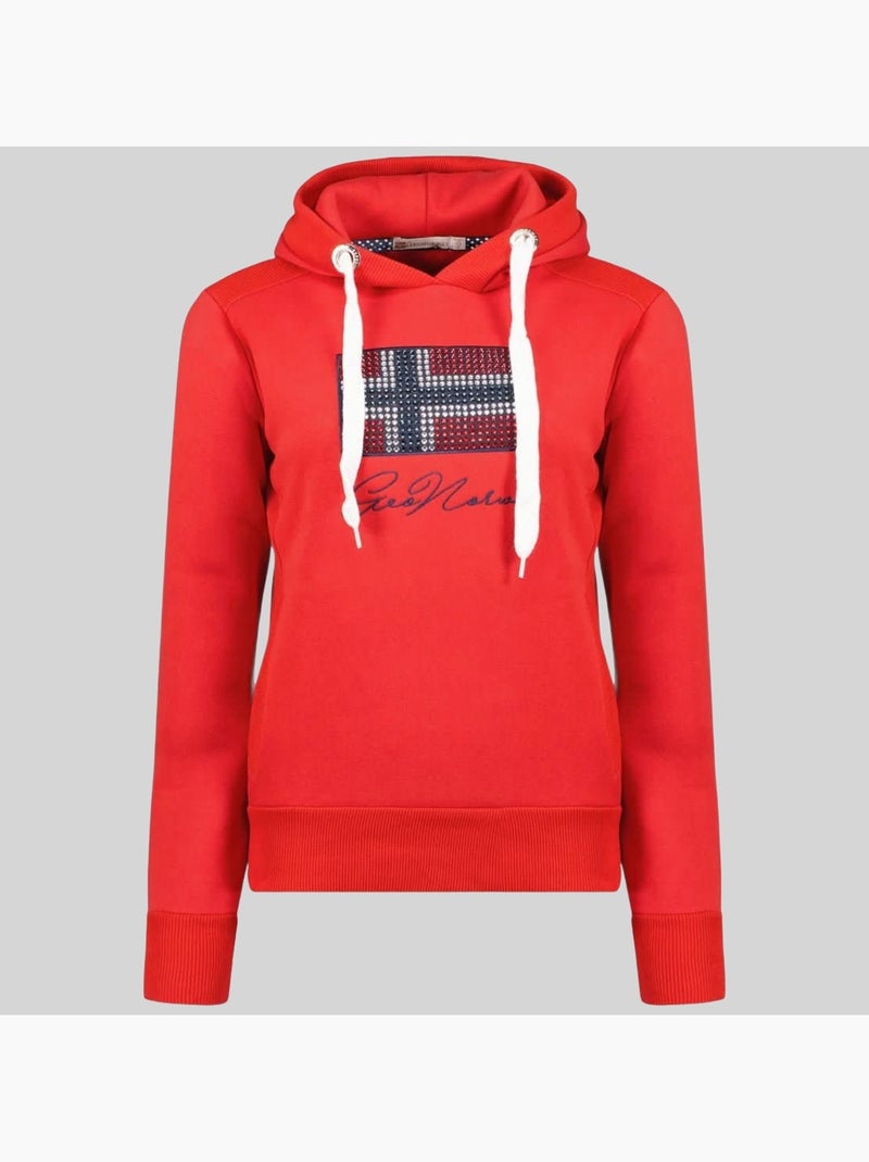 Sweat à capuche goisette – geographical norway Rouge - Kiabi