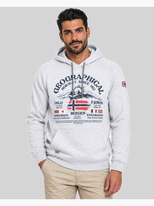Sweat à capuche gommy – geographical norway - Kiabi Sweat à capuche gommy – geographical norway - Kiabi