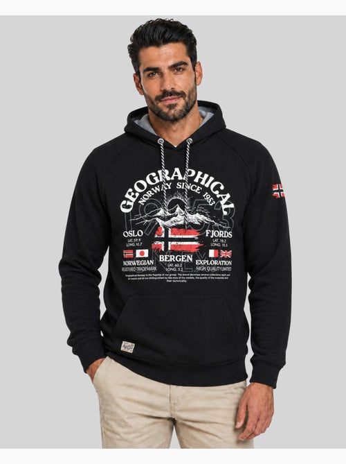 Sweat à capuche gommy – geographical norway - Kiabi Sweat à capuche gommy – geographical norway - Kiabi