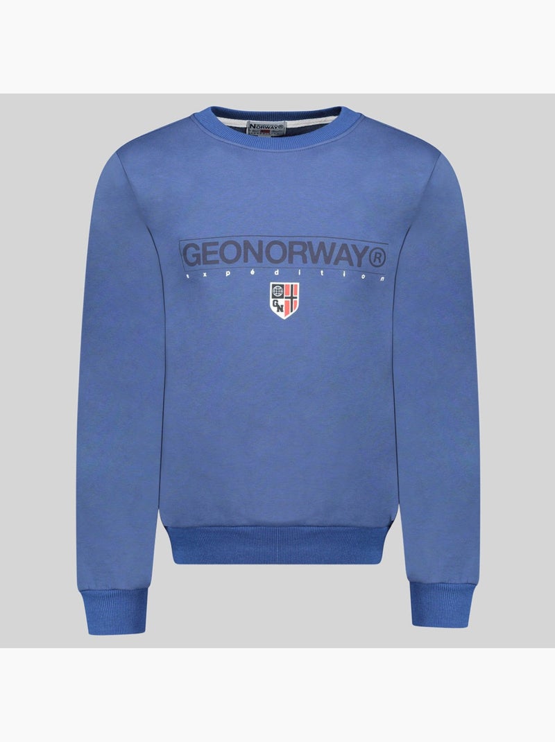 Sweat à capuche gotrun – geographical norway Bleu - Kiabi