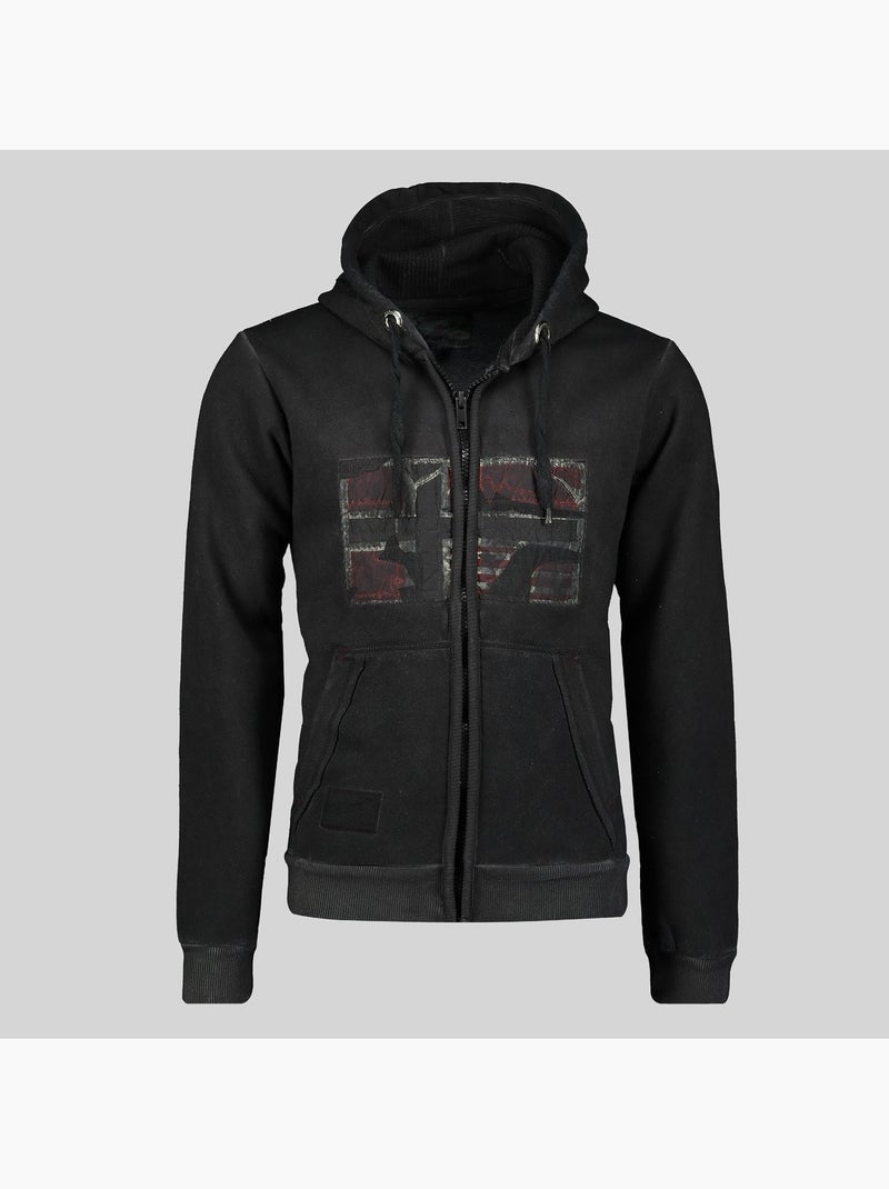 Sweat à capuche gotz – geographical norway Noir - Kiabi