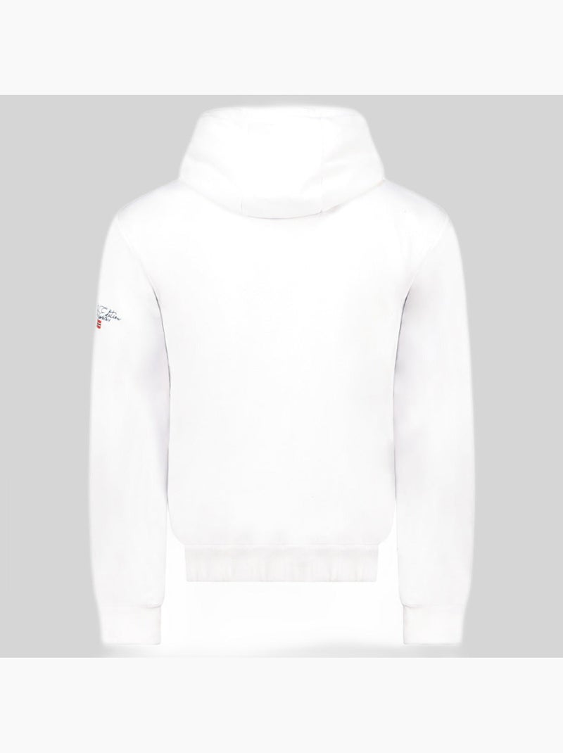 Sweat à capuche grusty – geographical norway Blanc - Kiabi
