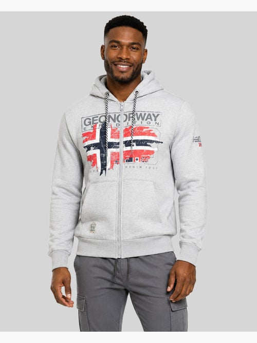 Sweat à capuche grusty – geographical norway - Kiabi Sweat à capuche grusty – geographical norway - Kiabi