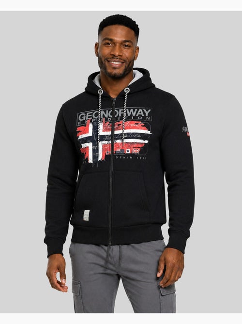Sweat à capuche grusty – geographical norway - Kiabi Sweat à capuche grusty – geographical norway - Kiabi
