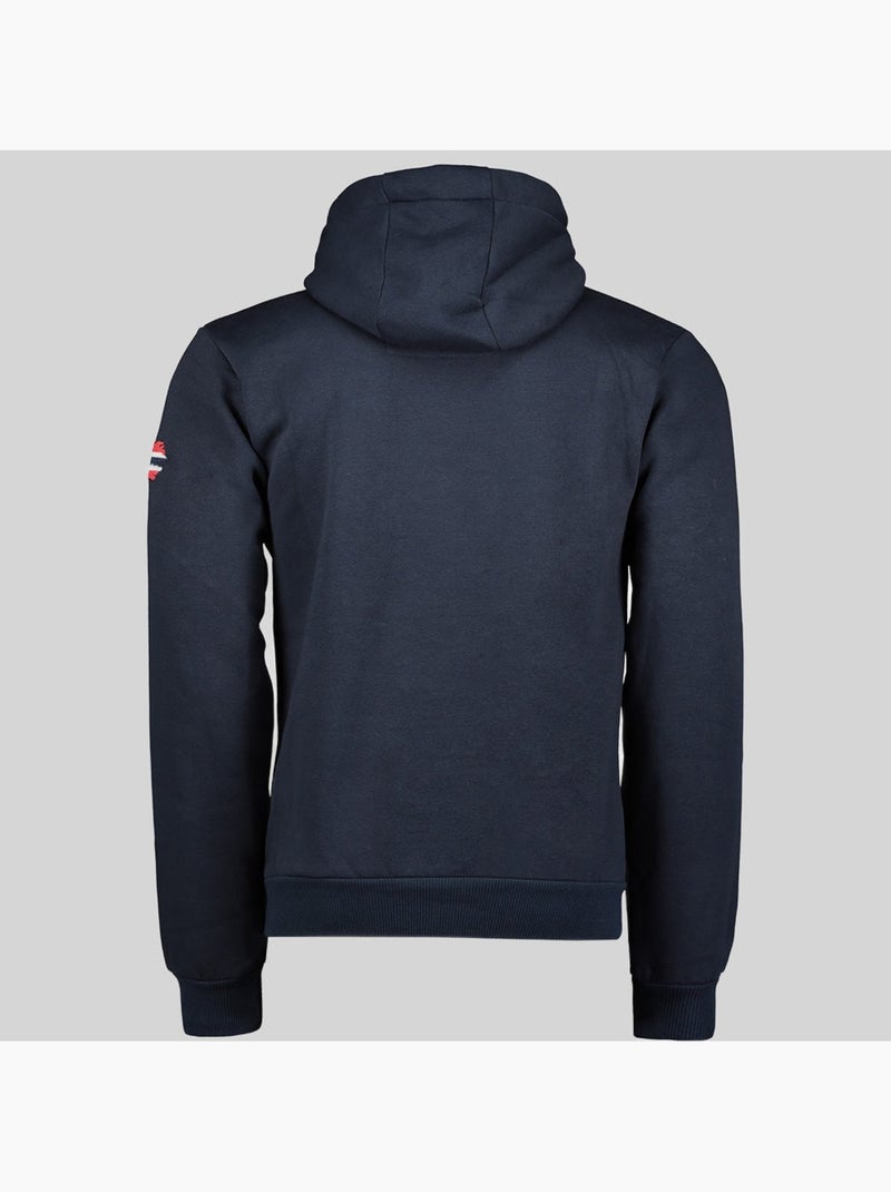 Sweat à capuche guitre – geographical norway Bleu marine - Kiabi