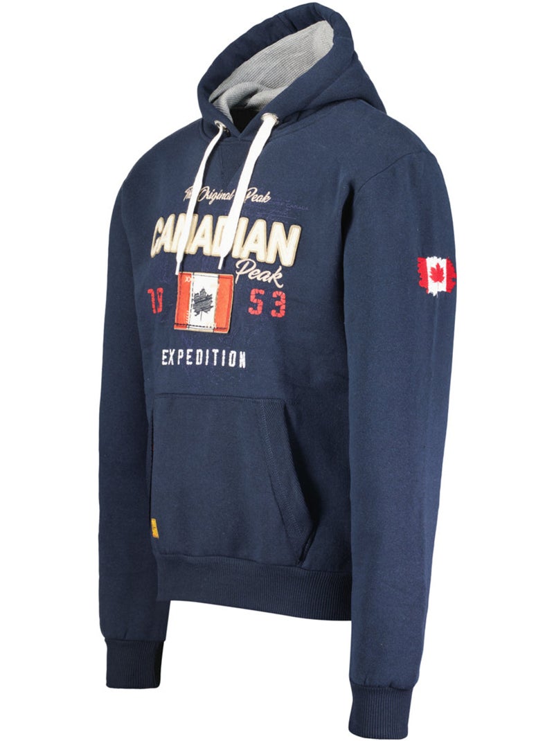 Sweat à capuche guitreak – canadian peak Bleu marine - Kiabi