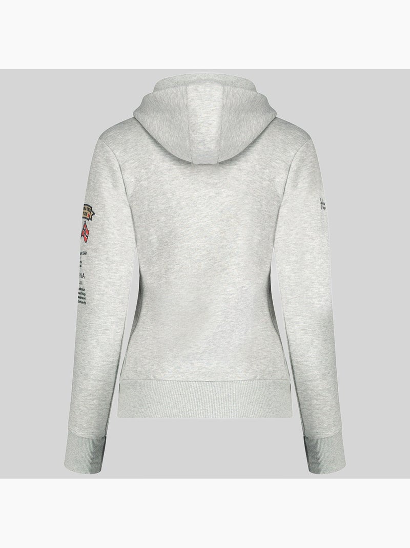 Sweat à capuche gymana – anapurna Gris clair - Kiabi
