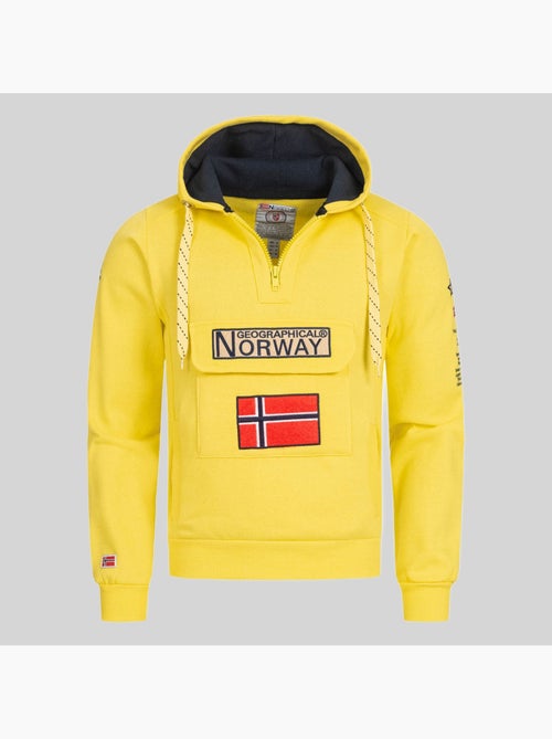 Sweat à capuche gymclass fluo – geographical norway - Kiabi Sweat à capuche gymclass fluo – geographical norway - Kiabi