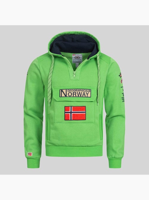 Sweat à capuche gymclass fluo – geographical norway - Kiabi Sweat à capuche gymclass fluo – geographical norway - Kiabi