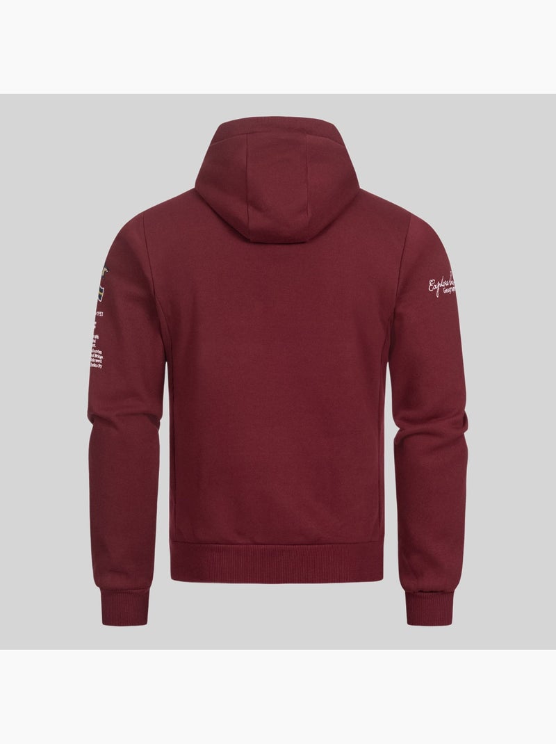 Sweat à capuche gymclass – geographical norway Blanc - Kiabi