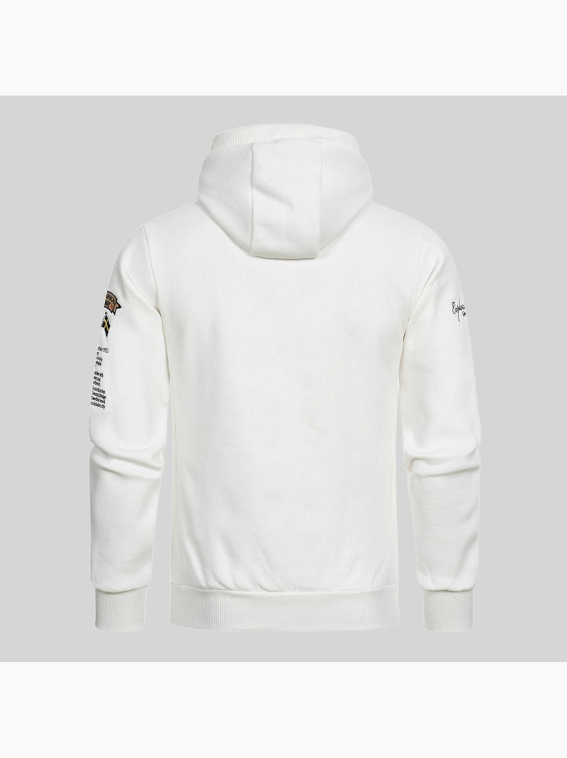 Sweat à capuche gymclass – geographical norway Blanc - Kiabi