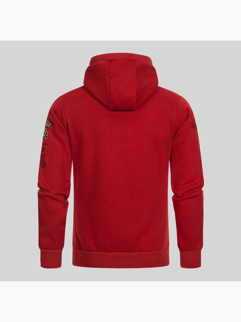 Sweat à capuche gymclass – geographical norway Bleu ciel - Kiabi