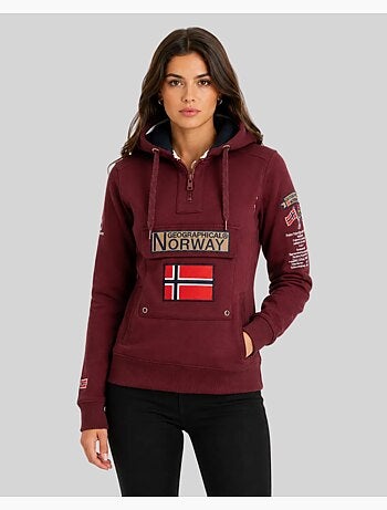 Sweat à capuche gymclass – geographical norway