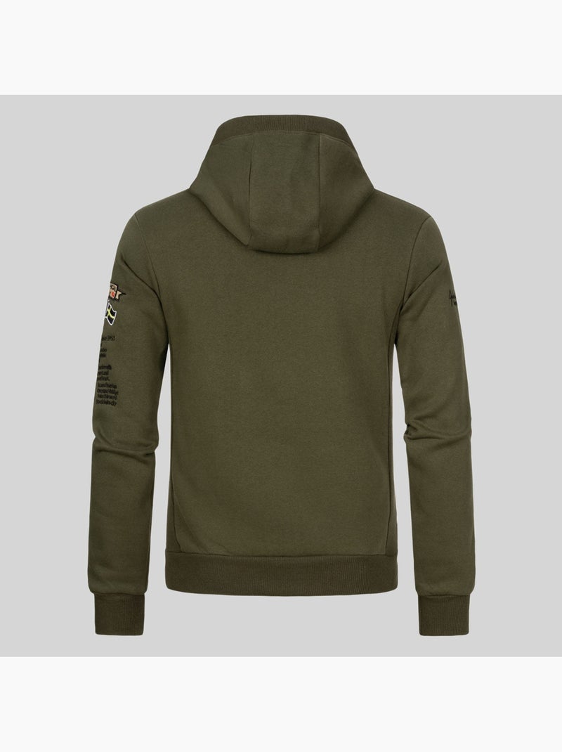 Sweat à capuche gymclass – geographical norway Gris clair - Kiabi