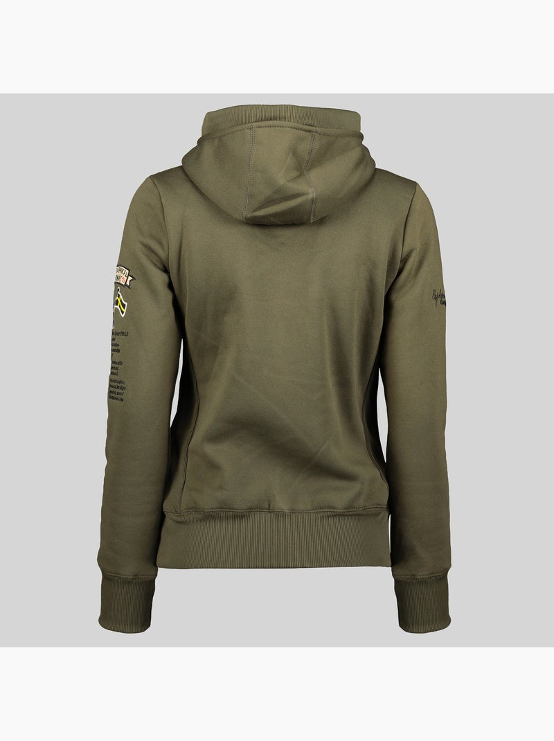 Sweat à capuche gymclass – geographical norway Kaki - Kiabi