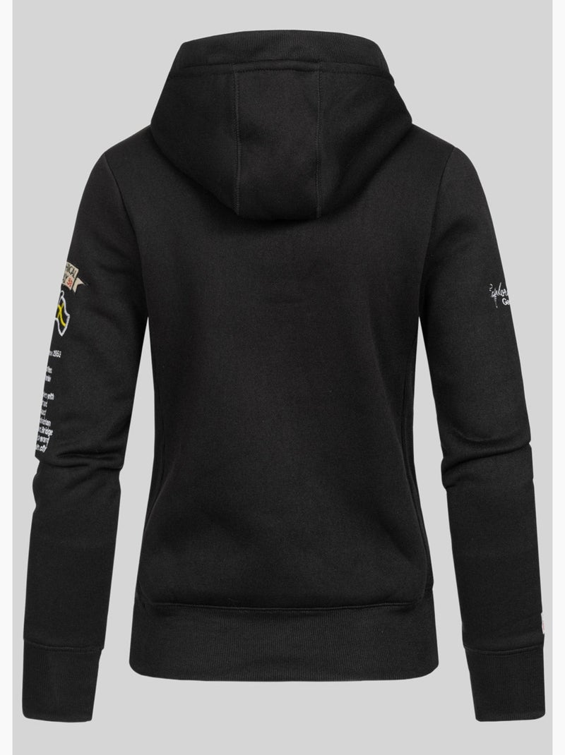 Sweat à capuche gymclass – geographical norway Noir - Kiabi