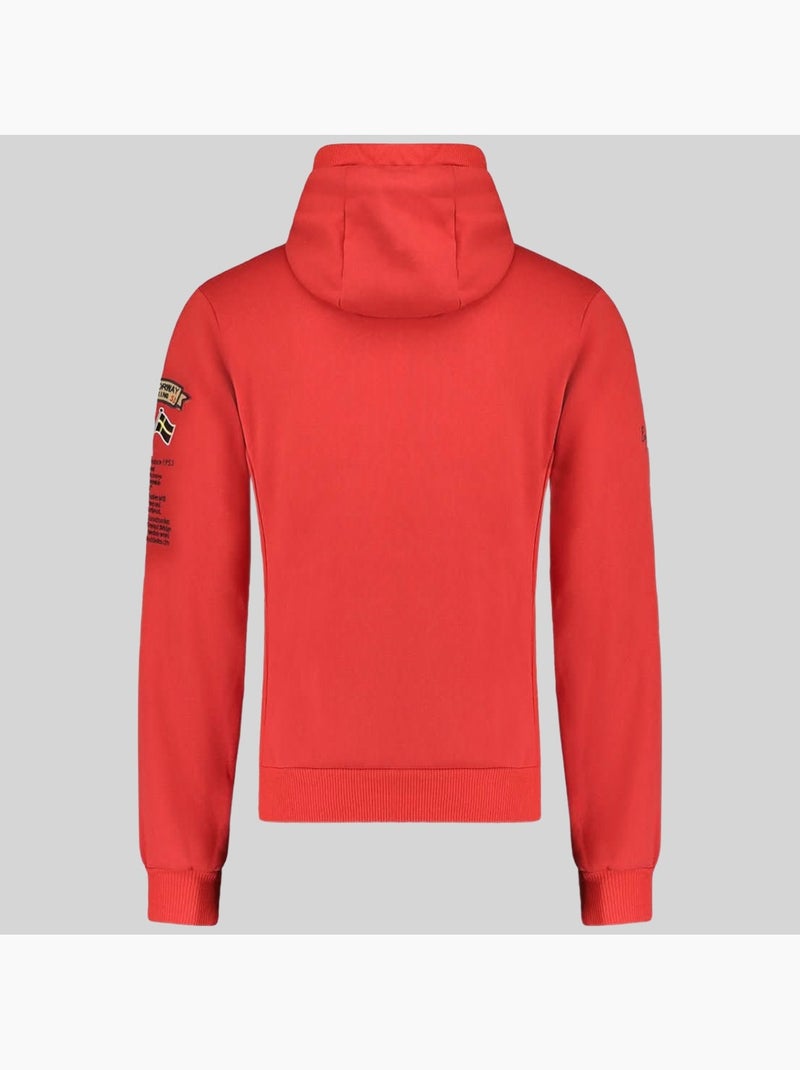 Sweat à capuche gymclass – geographical norway Rouge - Kiabi