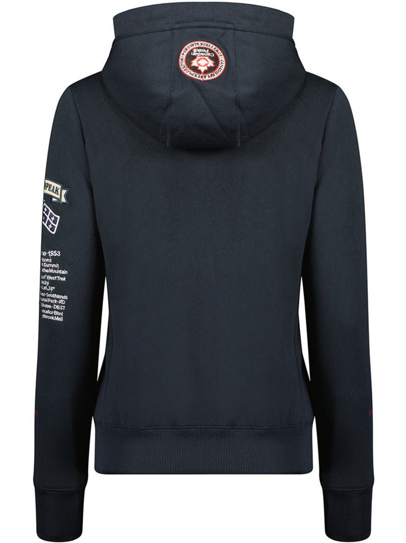 Sweat à capuche gyrelle – canadian peak Bleu marine - Kiabi