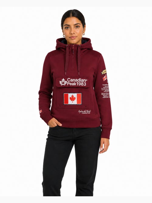 Sweat à capuche gyrelle – canadian peak - Kiabi