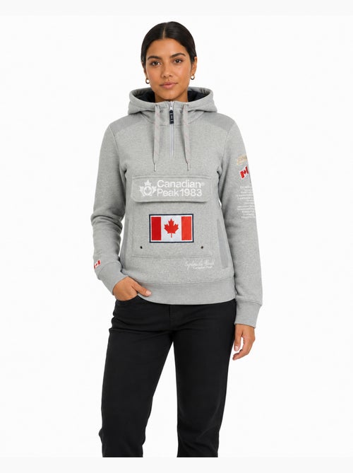 Sweat à capuche gyrelle – canadian peak - Kiabi