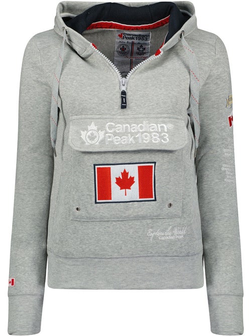 Sweat à capuche gyrelle – canadian peak - Kiabi