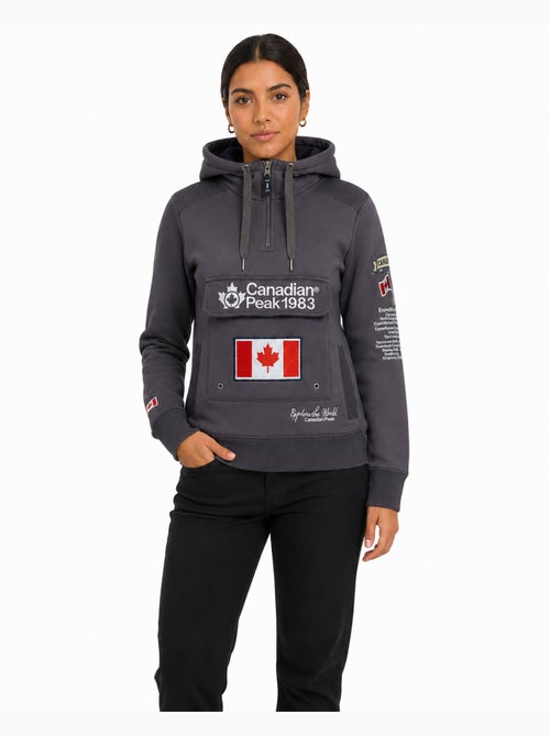 Sweat à capuche gyrelle – canadian peak - Kiabi