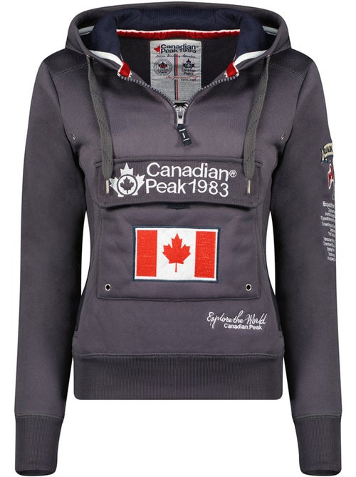 Sweat à capuche gyrelle – canadian peak - Kiabi