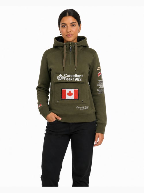 Sweat à capuche gyrelle – canadian peak - Kiabi