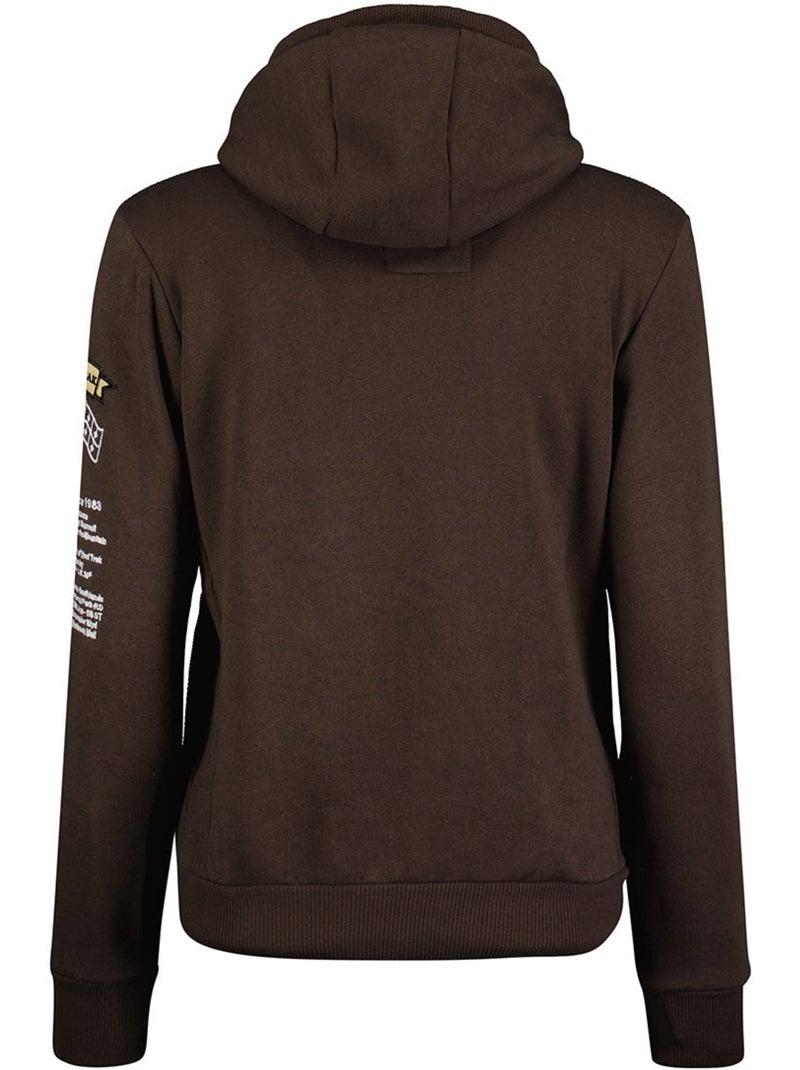 Sweat à capuche gyrelle – canadian peak Marron - Kiabi