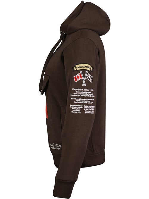 Sweat à capuche gyrelle – canadian peak - Kiabi