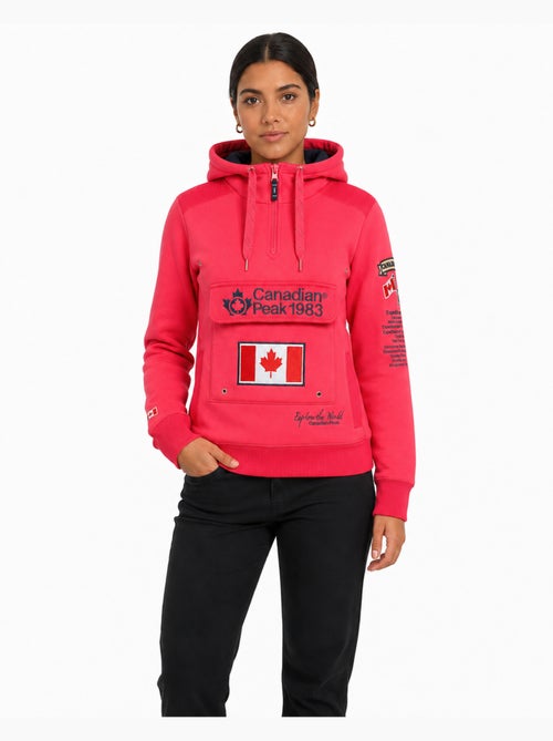 Sweat à capuche gyrelle – canadian peak - Kiabi