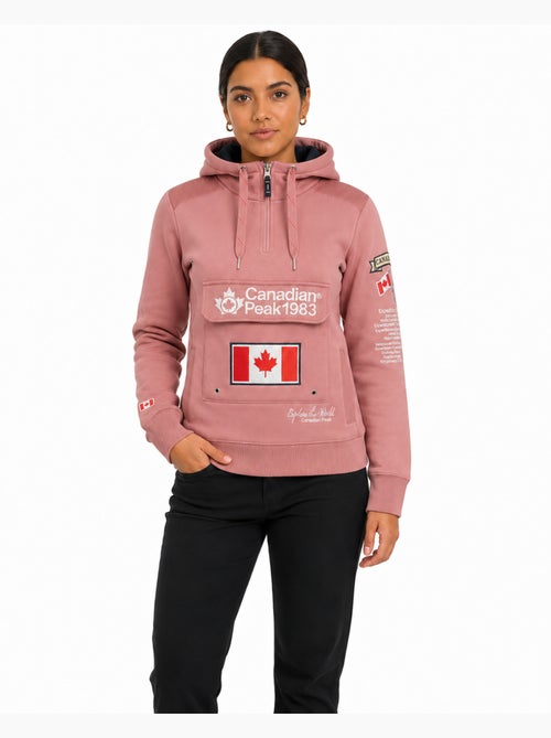 Sweat à capuche gyrelle – canadian peak - Kiabi