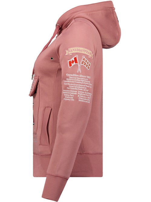 Sweat à capuche gyrelle – canadian peak - Kiabi