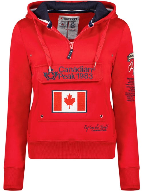 Sweat à capuche gyrelle – canadian peak - Kiabi