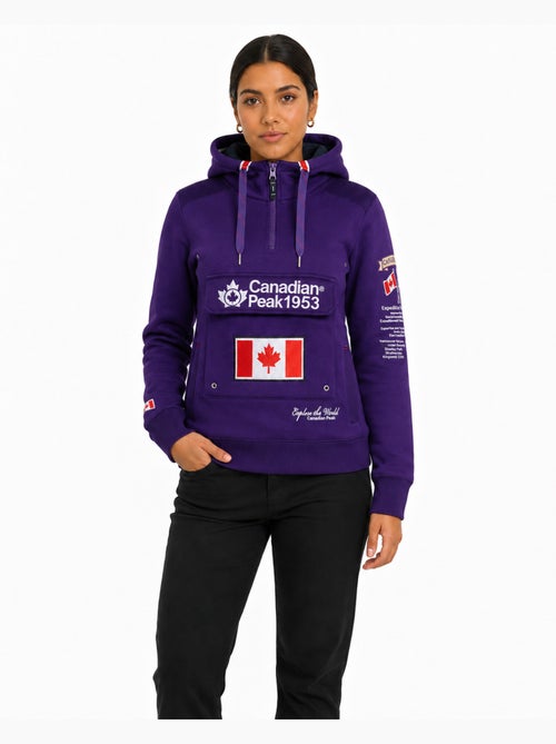 Sweat à capuche gyrelle – canadian peak - Kiabi