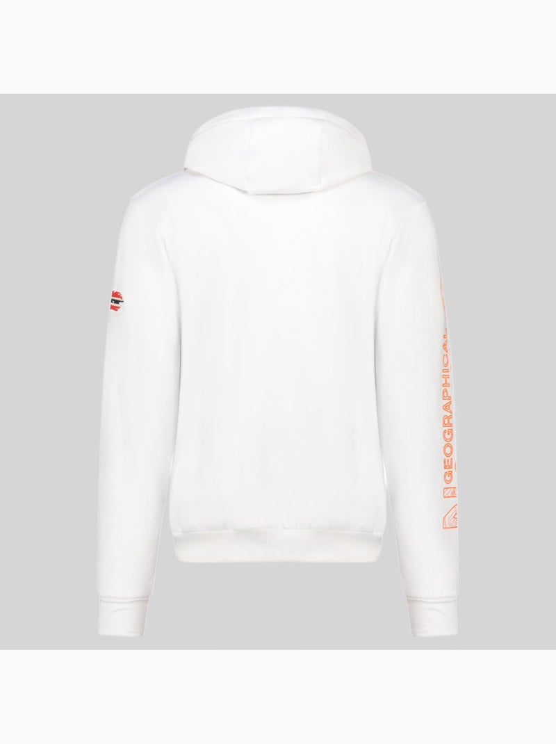 Sweat à capuche gysuis – geographical norway Blanc - Kiabi