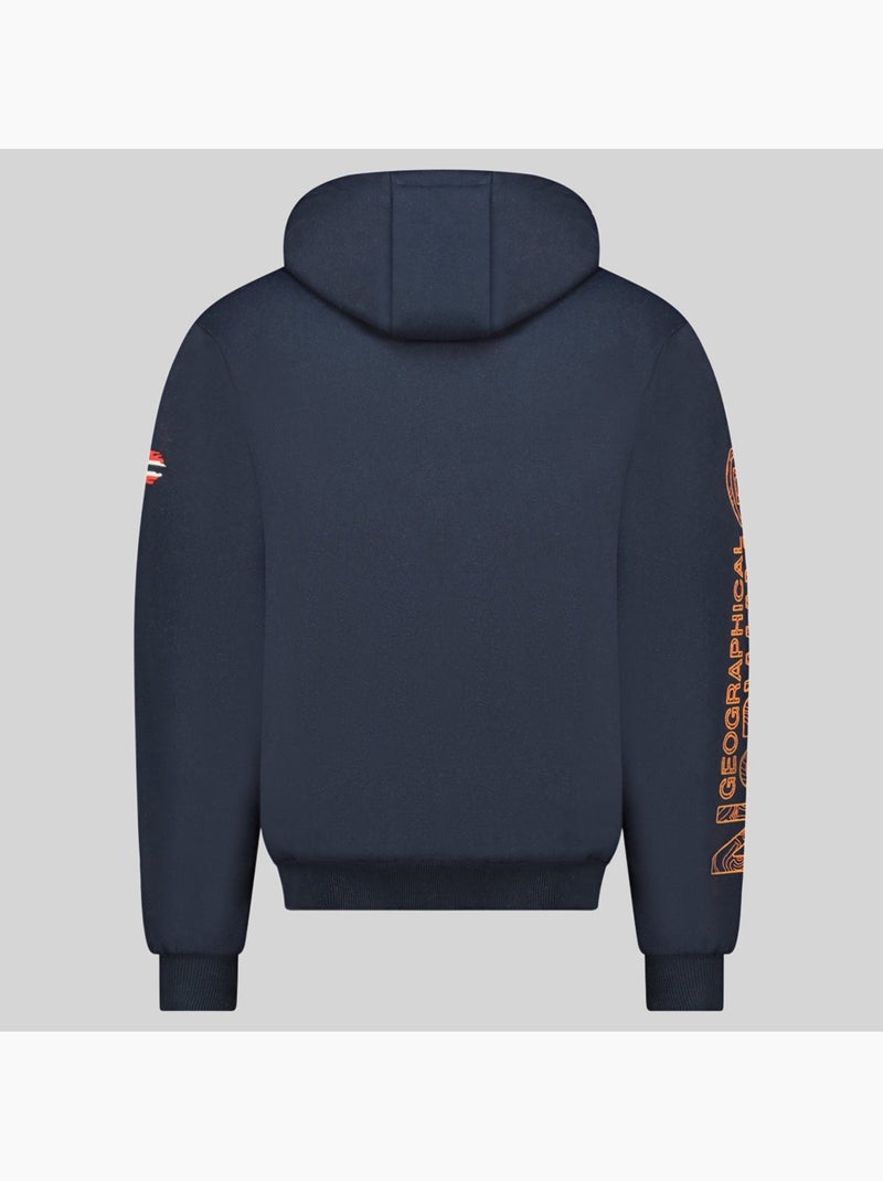 Sweat à capuche gysuis – geographical norway Bleu marine - Kiabi