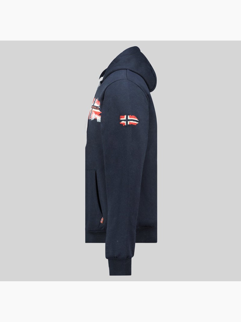 Sweat à capuche gysuis – geographical norway Bleu marine - Kiabi