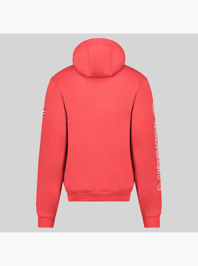 Sweat à capuche gysuis – geographical norway Rouge - Kiabi