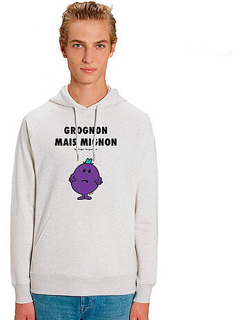 Sweat à capuche Homme - GROGNON MAIS MIGNON 2